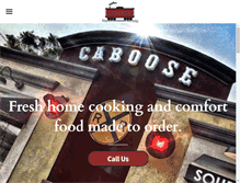 Tablet Screenshot of eatcaboose.com